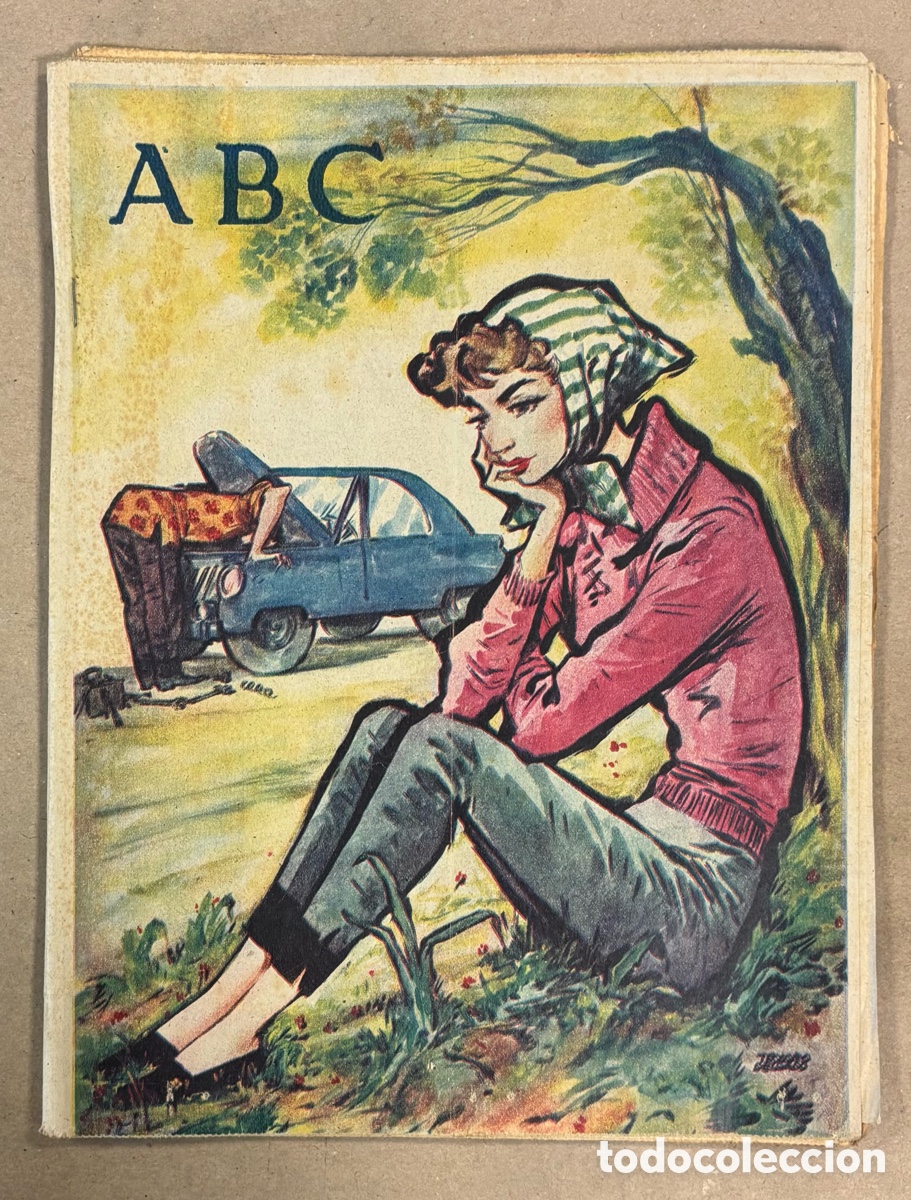 Sammeln von Zeitschriften und Zeitungen: ABC (26 SEPTIEMBRE 1959) COL&Oacute;N EN LAS PALMAS, ICONOGRAF&Iacute;A MONUMENTAL DE MADRID, CHANTADA GALICIA