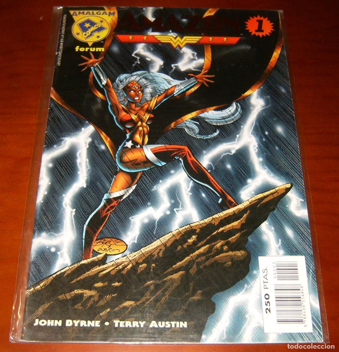 Coleccionismo de revistas y peri&oacute;dicos: AMAZON . WONDER WOMAN . TORMENTA . AMALGAN . FORUM . BYRNE Y AUSTIN