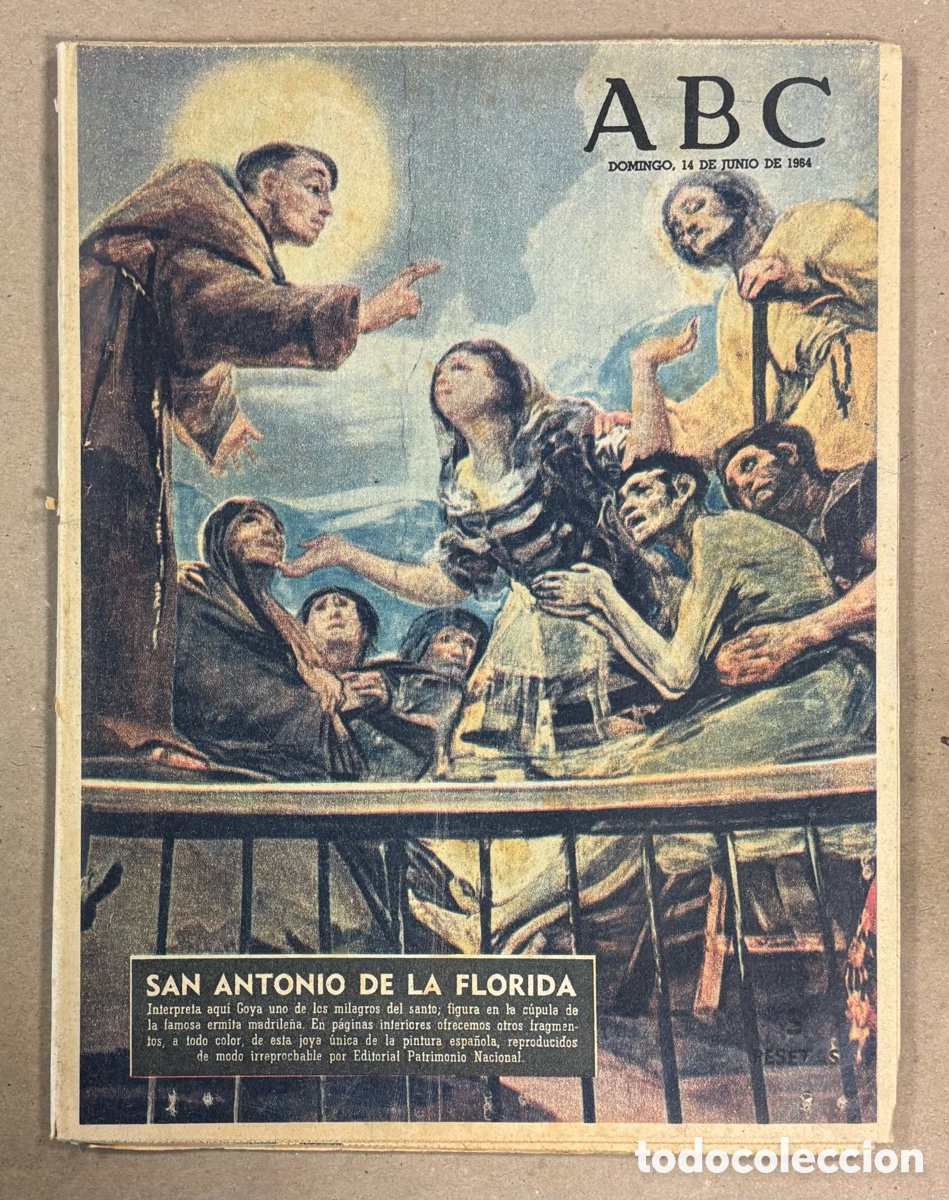 Coleccionismo de revistas y peri&oacute;dicos: ABC (14 JUNIO 1964) SAN ANTONIO DE LA FLORIDA, PASTRANA (GUADALAJARA), ENTREVISTA ALFREDO KRAUSS