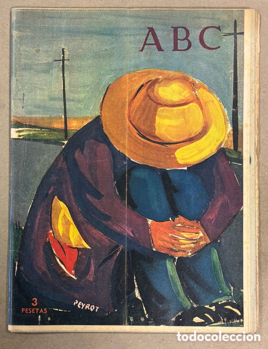 Coleccionismo de revistas y peri&oacute;dicos: ABC (1 JULIO 1961) PEYROT, MUSEO MARIANO BENLLIURE CREVILLENTE, RAPA DAS BESTAS, FESTIVAL GRANADA CA