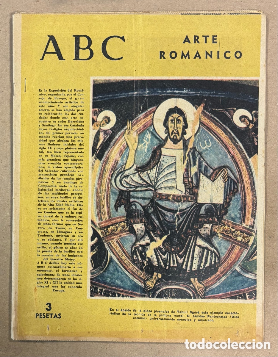 Coleccionismo de revistas y peri&oacute;dicos: ABC (12 AGOSTO 1961) ESPECIAL ARTE ROM&Aacute;NICO, REAL MADRID - COLO-COLO,&hellip;