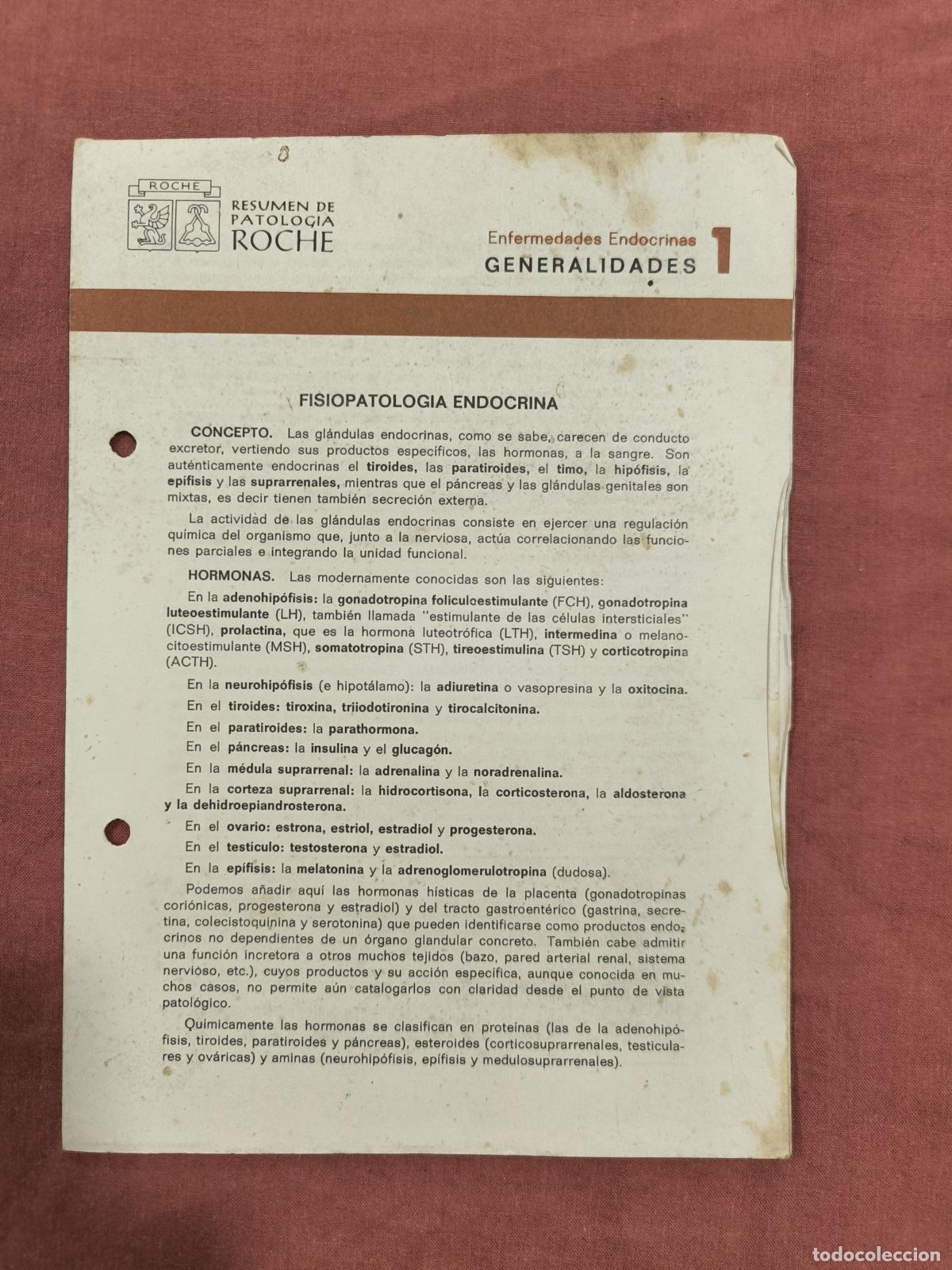 Collection Magazines and Newspapers: Folleto Resumen de Patolog&iacute;a Roche N&ordm; 1 &ndash; Enfermedades Endocrinas: Generalidades