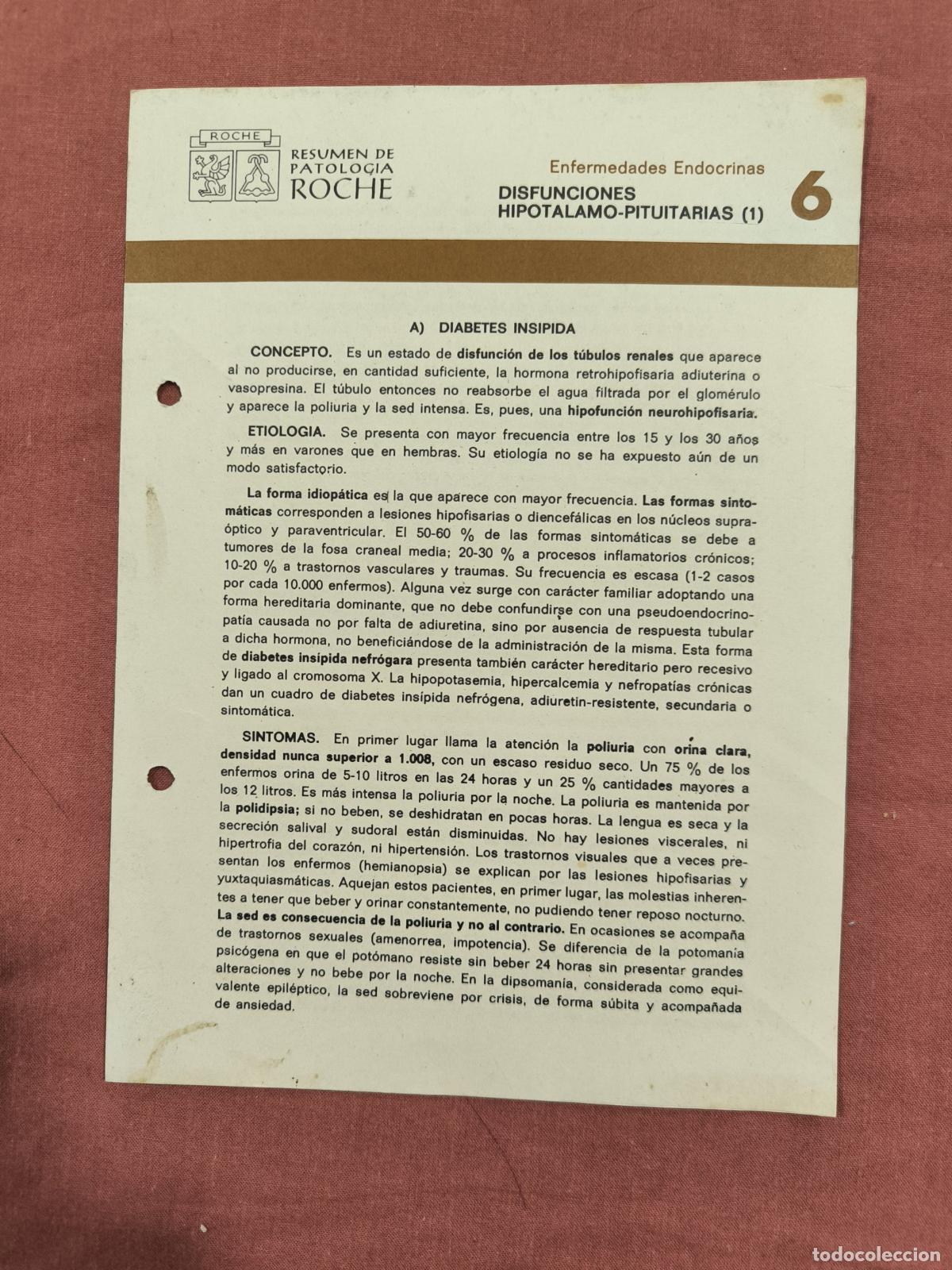 Collection Magazines and Newspapers: Folleto Resumen de Patolog&iacute;a Roche N&ordm; 6 &ndash; Disfunciones Hipot&aacute;lamo-Pituitarias 1