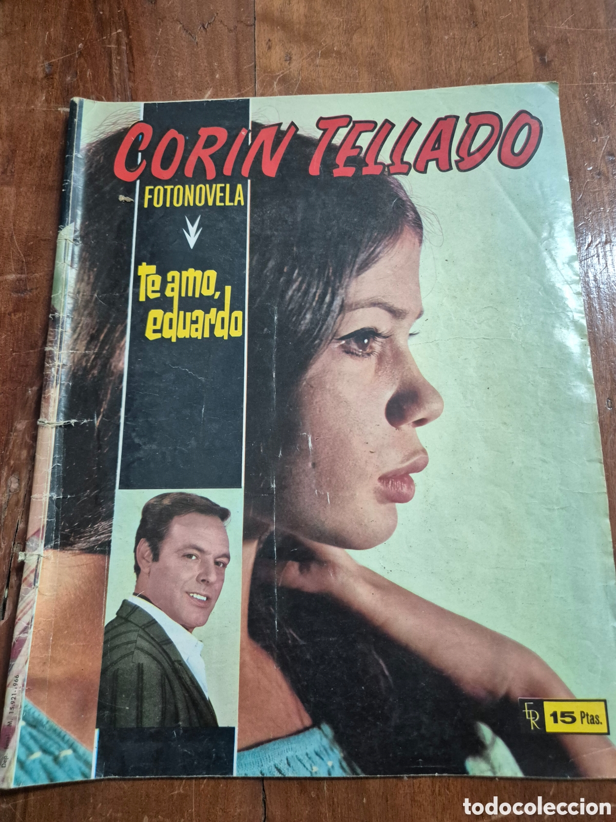 Coleccionismo de revistas y peri&oacute;dicos: CORIN TELLADO TE AMO EDUARDO FOTONOVELA
