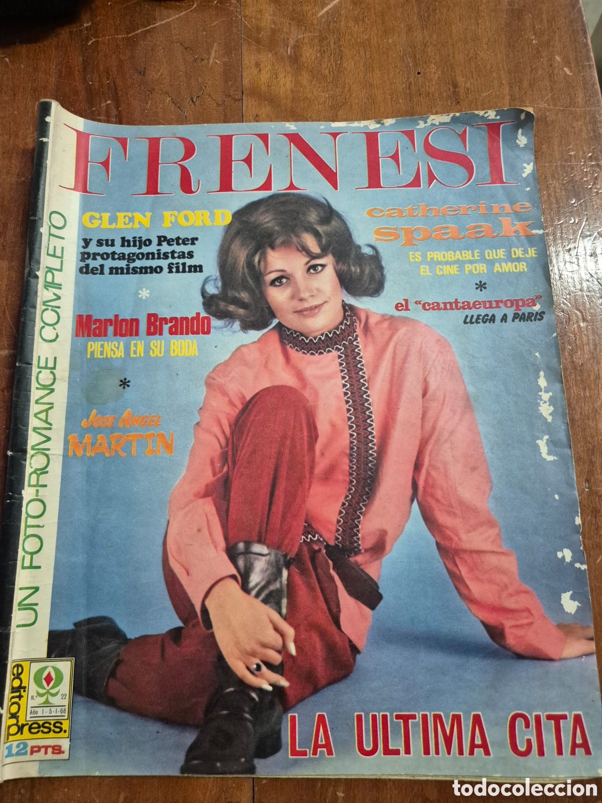 Coleccionismo de revistas y peri&oacute;dicos: FRENESI FOTONOVELA 1/5/1968