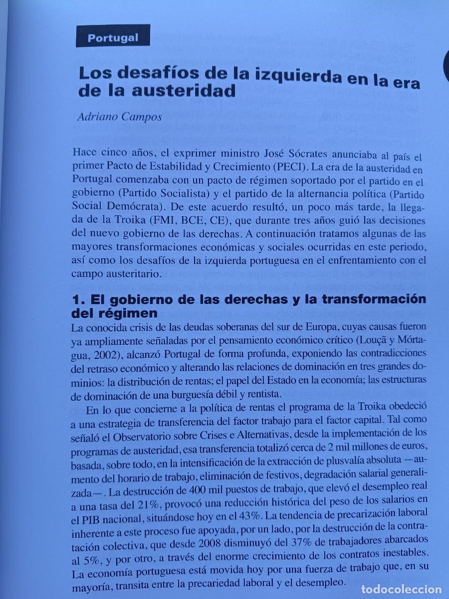 Coleccionismo de revistas y peri&oacute;dicos: PORTUGAL, LA IZQUIERDA EN LA ERA DE LA AUSTERIDAD, BLOCO DE ESQUERDA. 7 P&Aacute;GS REVISTA VIENTO SUR 2015