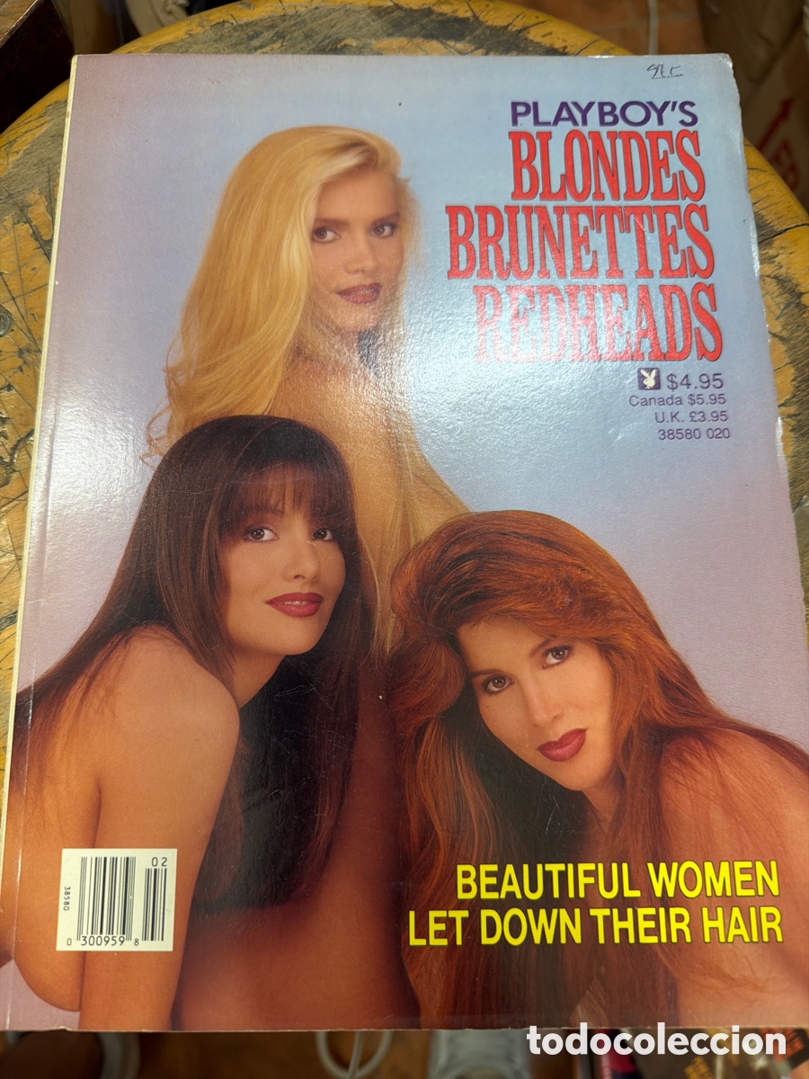Coleccionismo de revistas y peri&oacute;dicos: Revista er&oacute;tica PLAYBOY BLONDES BRUNETTES REDHEADS.edici&oacute;n americana.a&ntilde;o 1976.profusamente ilustrado