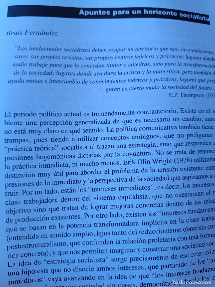 Coleccionismo de revistas y peri&oacute;dicos: APUNTES PARA UN HORIZONTE SOCIALISTA DESDE LA ACEPTACI&Oacute;N DE LA DERROTA 8 P&Aacute;G REVISTA VIENTO SUR 2015