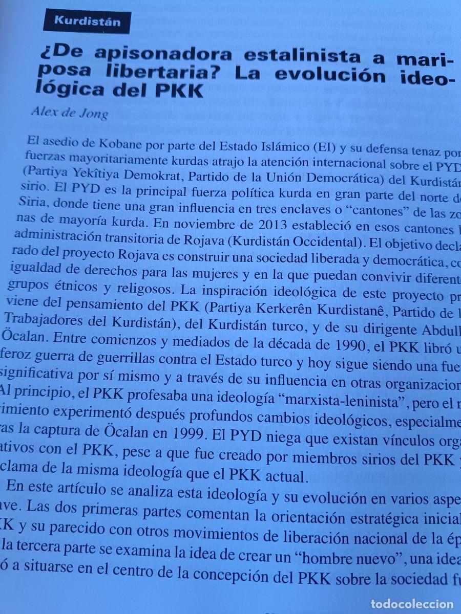 Coleccionismo de revistas y peri&oacute;dicos: KURDIST&Aacute;N, EVOLUCI&Oacute;N DEL PKK DEL ESTALINISMO A MOVIMIENTO LIBERTARIO 33 P&Aacute;GS REVISTA VIENTO SUR 2015