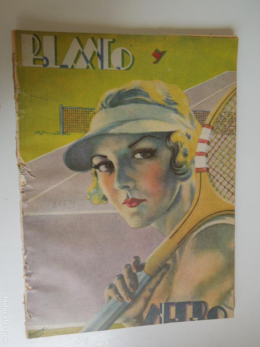 Coleccionismo de revistas y peri&oacute;dicos: BLANCO Y NEGRO REVISTA ILUSTRADA N&ordm; 2154 -25-09-1932 - VER FOTOS - LOMO ENCUADERNA- FOTO 1&ordf; Y FINAL