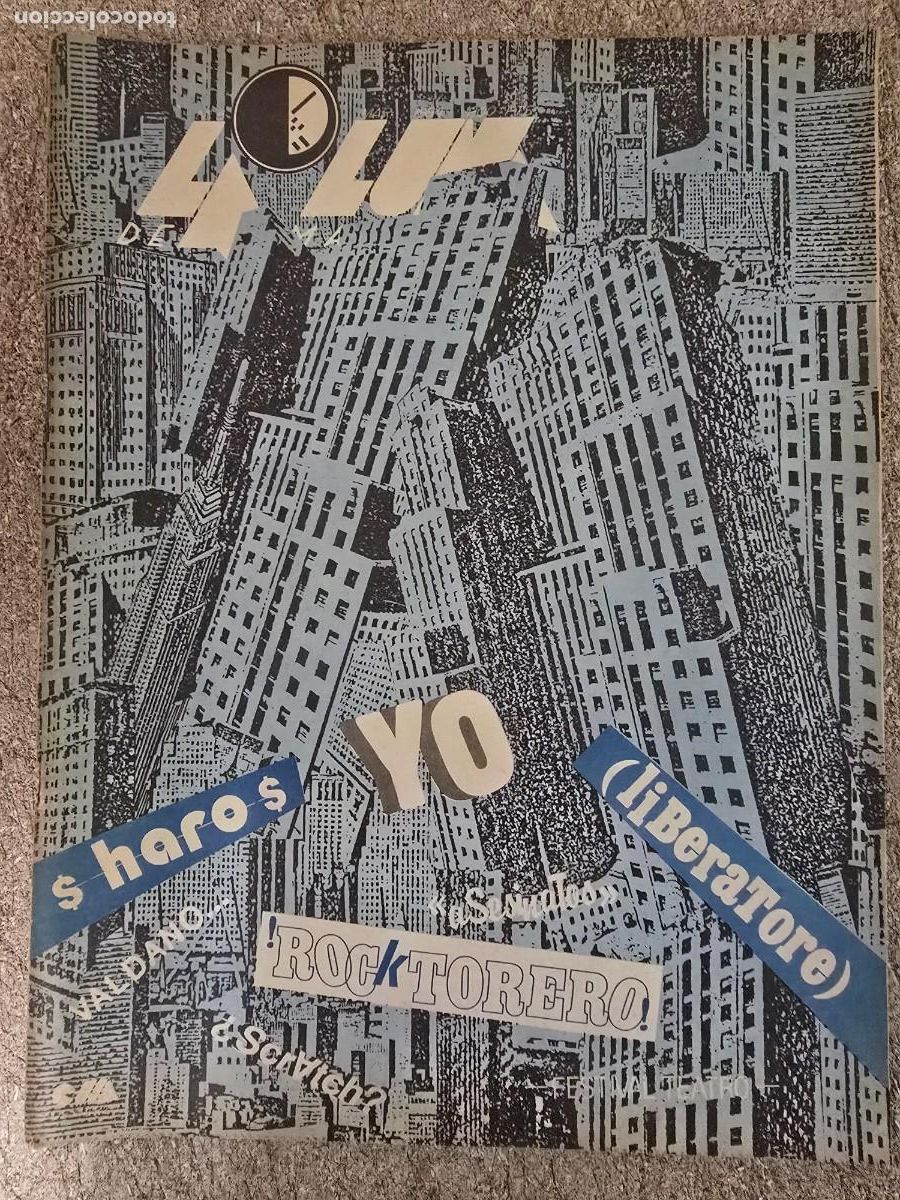 Coleccionismo de revistas y peri&oacute;dicos: Revista La Luna de Madrid 5.Rock Torero.Movida Madrile&ntilde;a