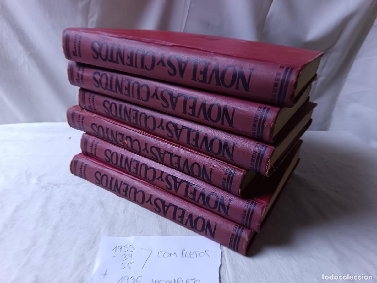 Coleccionismo de revistas y peri&oacute;dicos: Colecci&oacute;n de Revistas Literarias, Novelas y Cuentos, 1930&acute;s, Madrid, encuadernadas