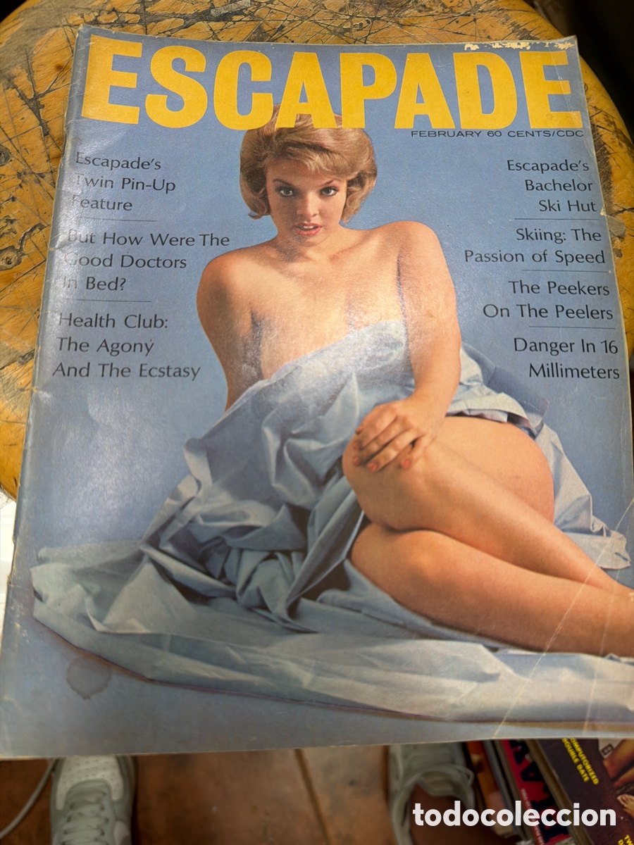 Collection Magazines and Newspapers: Revista er&oacute;tica vintage pin-up ESCAPADE.edici&oacute;n americana.vol x n 2 February 1965.ilustrada profu