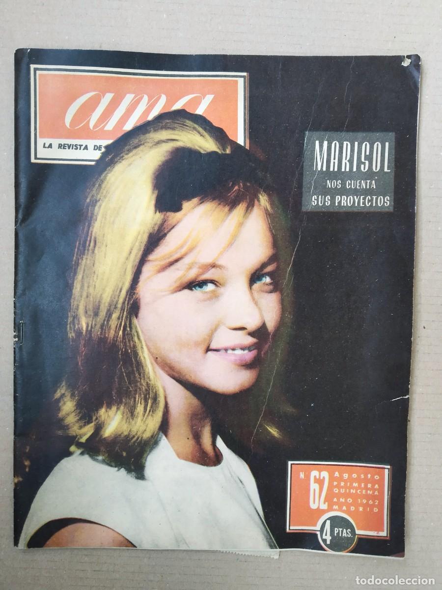 Colecionismo de Revistas e Jornais: REVISTA AMA 62 PORTADA MARISOL PELICULA TOMBOLA CANCION DE JUVENTUD ROCIO DURCAL VER FOTOS