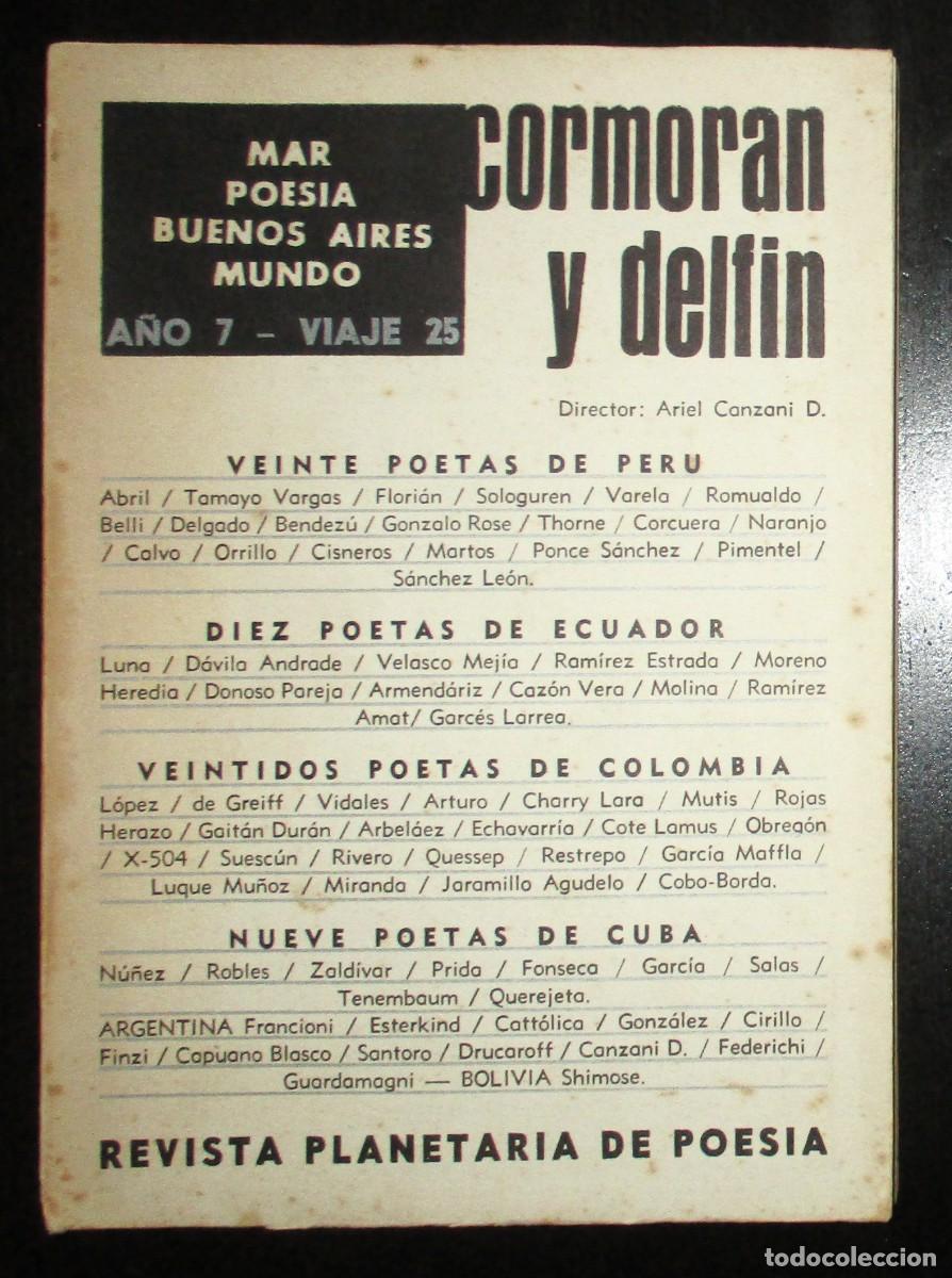 Sammeln von Zeitschriften und Zeitungen: CORMOR&Aacute;N Y DELF&Iacute;N. A&Ntilde;O 7 - VIAJE 25. REVISTA PLANETARIA DE POES&Iacute;A DIRIGIDA POR ARIEL CANZANI. 1971.
