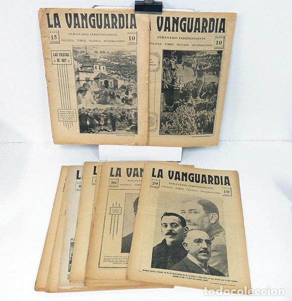 Coleccionismo de revistas y peri&oacute;dicos: LA VANGUARDIA. Semanario Ilustrado Independiente. Redacci&oacute;n y administraci&oacute;n, Madrid, Calle Sandoval
