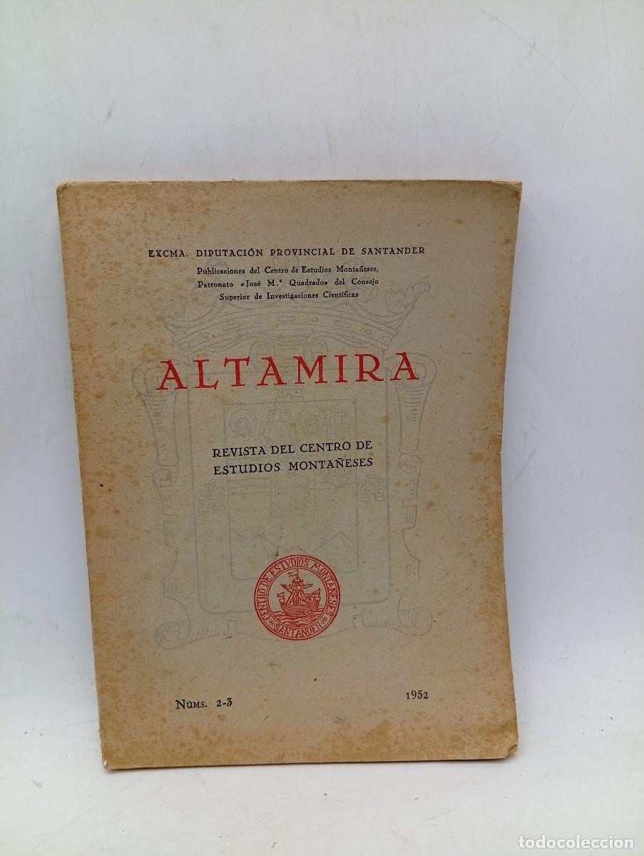 Coleccionismo de revistas y peri&oacute;dicos: ALTAMIRA. REVISTA DEL CENTRO DE ESTUDIOS MONTA&Ntilde;ESES. N&ordm; 2-3. 1952. SANTANDER.