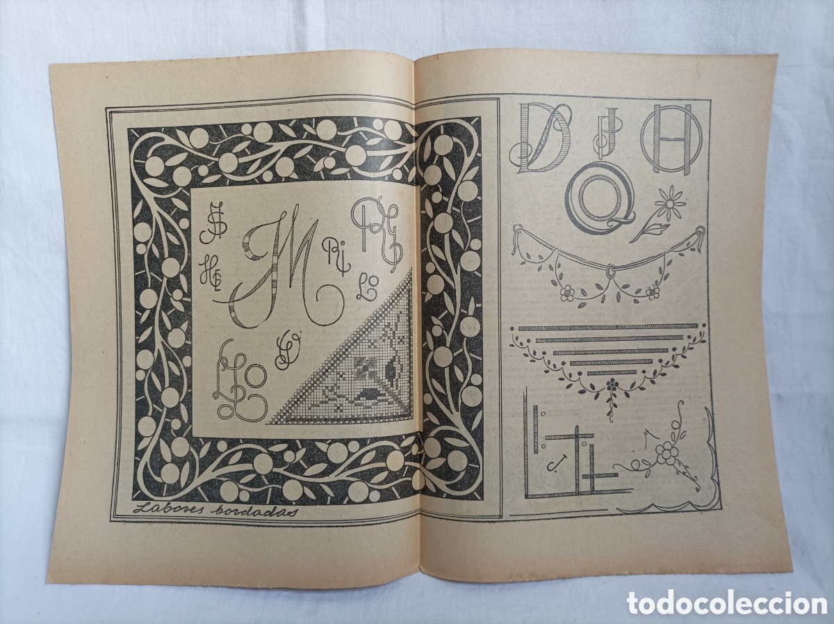 Coleccionismo de revistas y peri&oacute;dicos: Labores bordados. Pr&iacute;ncipe de Gales. Sahy cocinero. Hogar. 1934