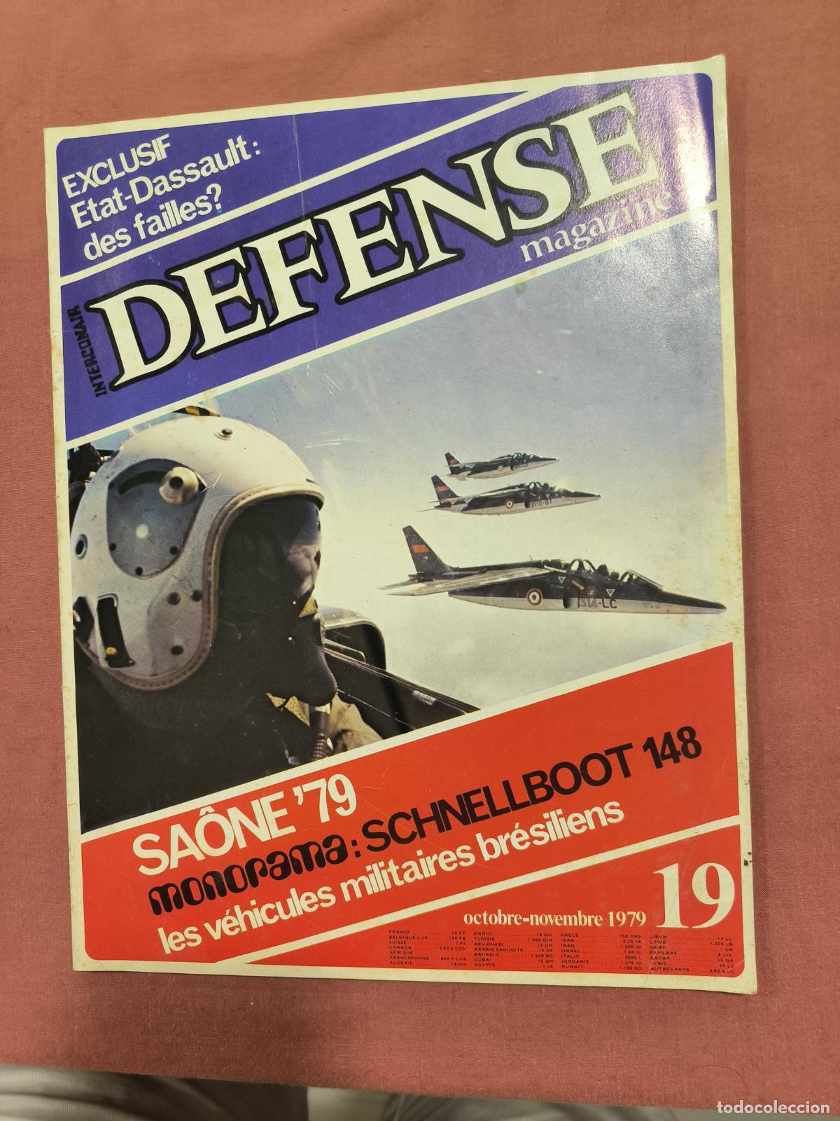 Colecionismo de Revistas e Jornais: Revista Defense Magazine N&ordm; 19 1979 &ndash; Veh&iacute;culos Militares Francia Coleccionismo