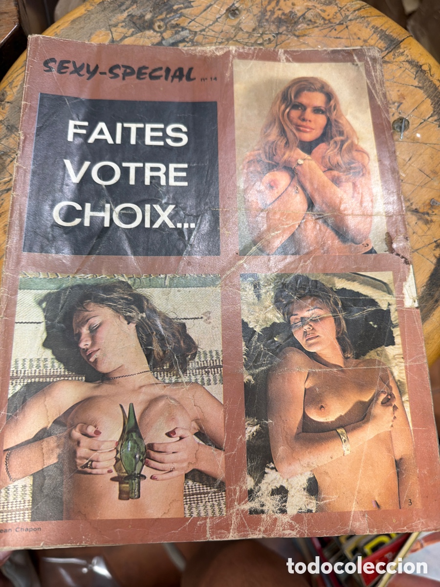 Coleccionismo de revistas y peri&oacute;dicos: Revista er&oacute;tica vintage SEXY SPECIAL FAITERS VOTRE CHOIX.n 14 a&ntilde;os 70.