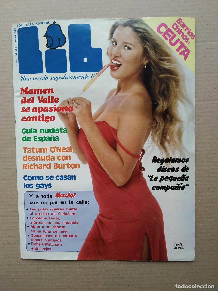 Collectionnisme de Revues et Journaux: REVISTA LIB 243 MAMEN DEL VALLE TATUM O`NEAL JENNY LLADA ROBERT MITCHUM MASONERIA CEUTA