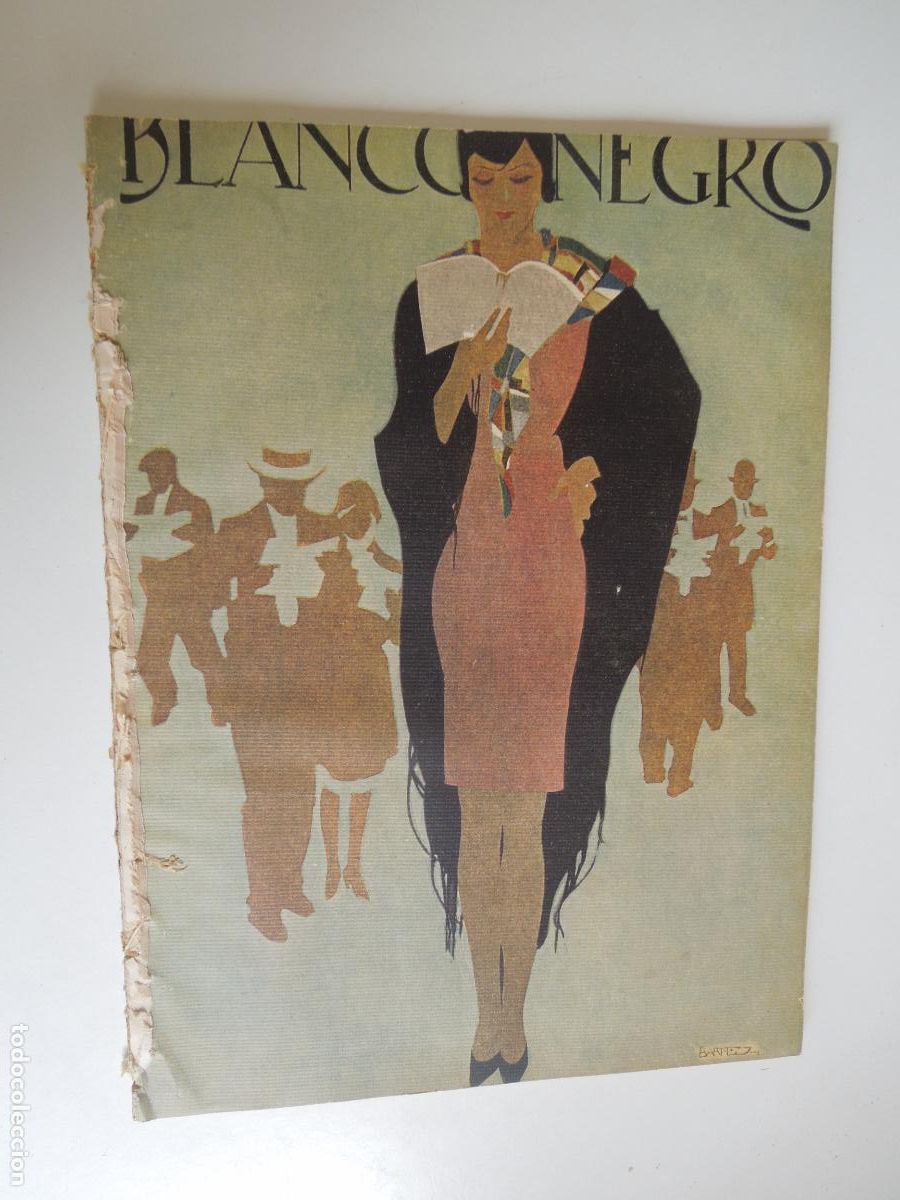 Coleccionismo de revistas y peri&oacute;dicos: BLANCO Y NEGRO REVISTA ILUSTRADA N&ordm; 1999 -08-09-1929 - VER FOTOS - LOMO ENCUADERNA- FOTO 1&ordf; Y FINAL