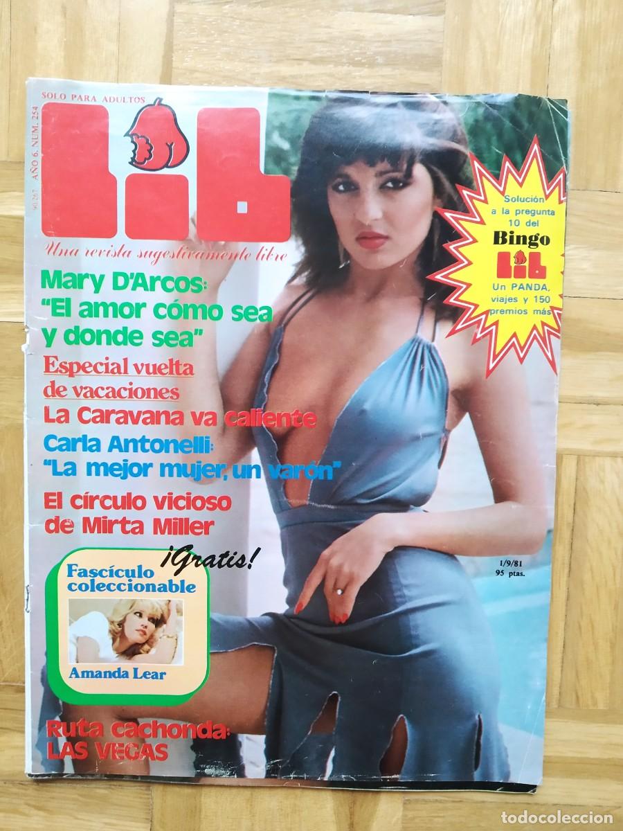 Collectionnisme de Revues et Journaux: REVISTA LIB 254 MARY D`ARCOS AMANDA LEAR CARLA ANTONELLI MIRTA MILLER