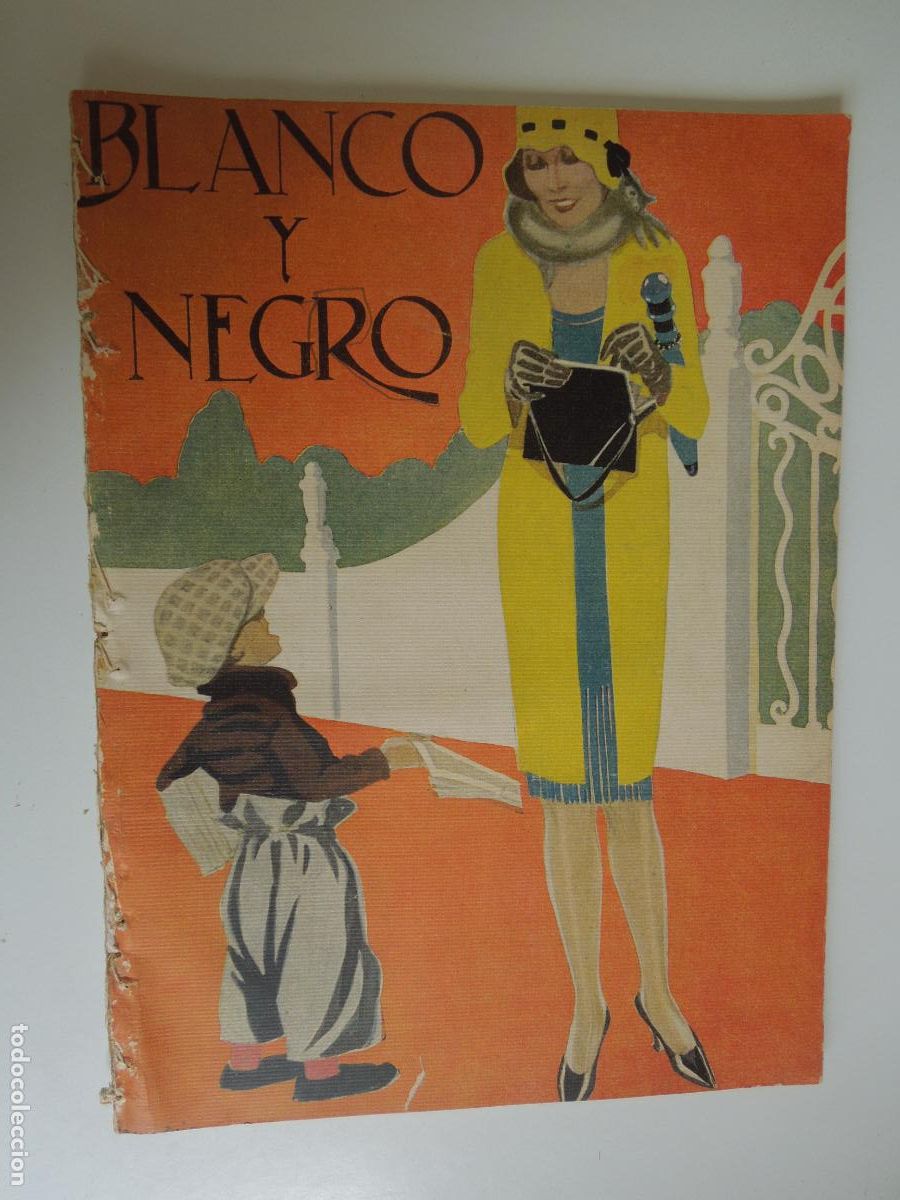 Coleccionismo de revistas y peri&oacute;dicos: BLANCO Y NEGRO REVISTA ILUSTRADA N&ordm; 2001 -22-09-1929 - VER FOTOS - LOMO ENCUADERNA- FOTO 1&ordf; Y FINAL