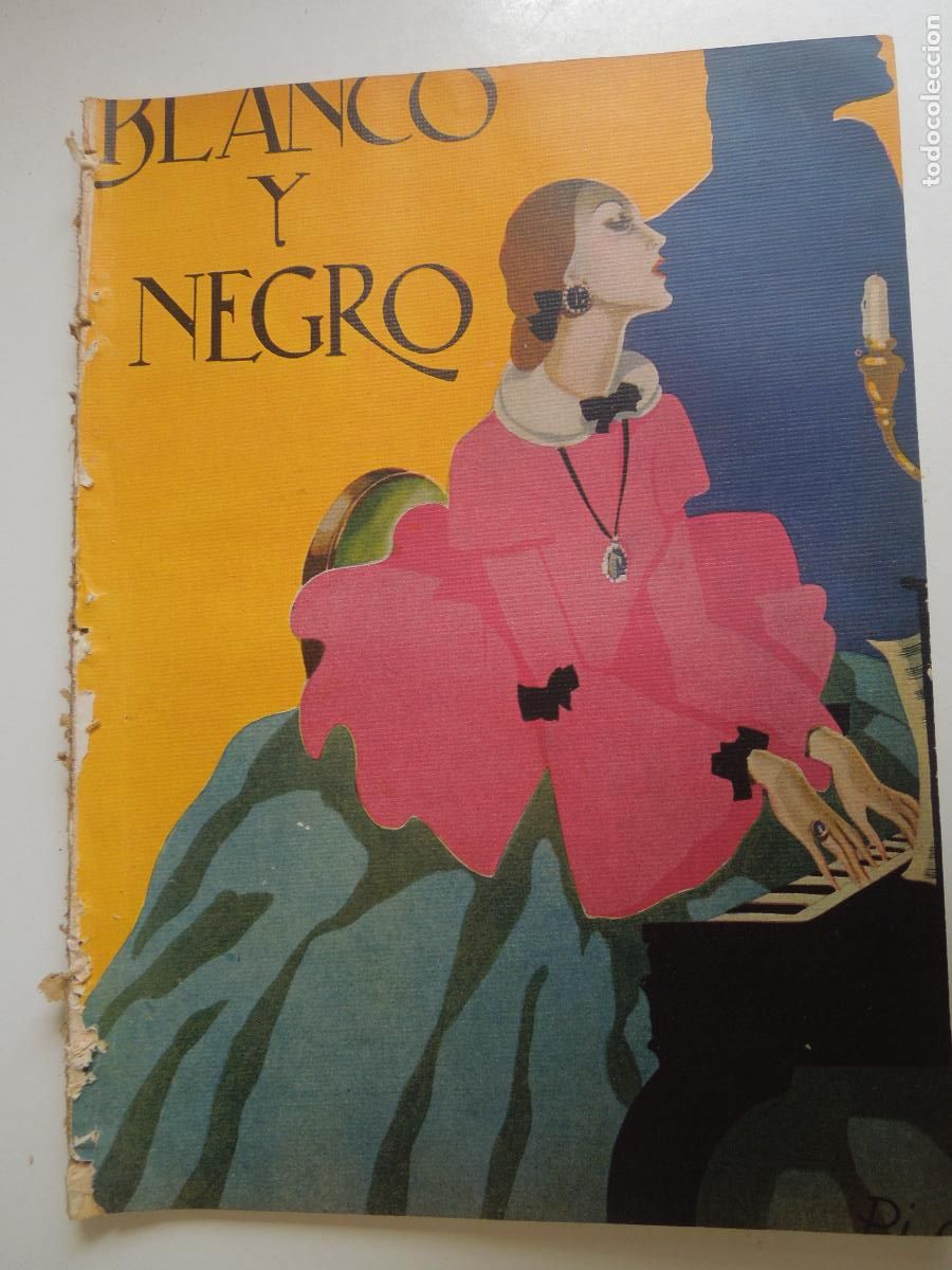 Coleccionismo de revistas y peri&oacute;dicos: BLANCO Y NEGRO REVISTA ILUSTRADA N&ordm; 2019 -26-01-1930 - VER FOTOS - LOMO ENCUADERNA- FOTO 1&ordf; Y FINAL