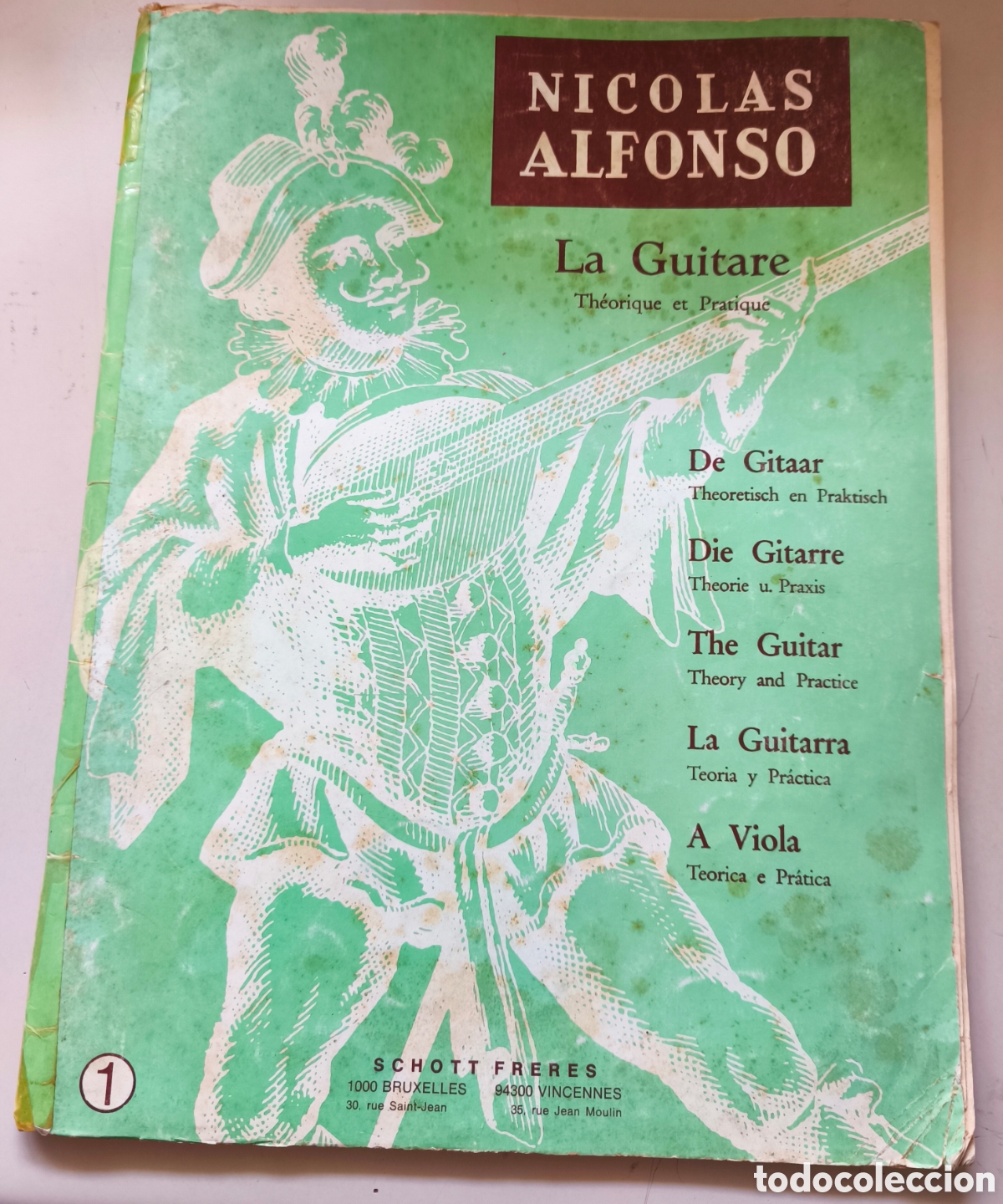 Coleccionismo de revistas y peri&oacute;dicos: La Guitare: Th&eacute;orique et Pratique&rdquo; (Volumen 1) del guitarrista y pedagogo espa&ntilde;ol Nicol&aacute;s Alfonso