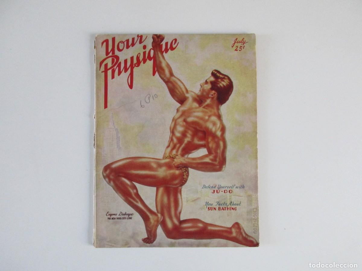 Colecionismo de Revistas e Jornais: GEORGE QUAINTACE - YOUR PHYSIQUE - REVISTA CULTURISMO 1947 - BEEFCAKE - INTER&Eacute;S GAY