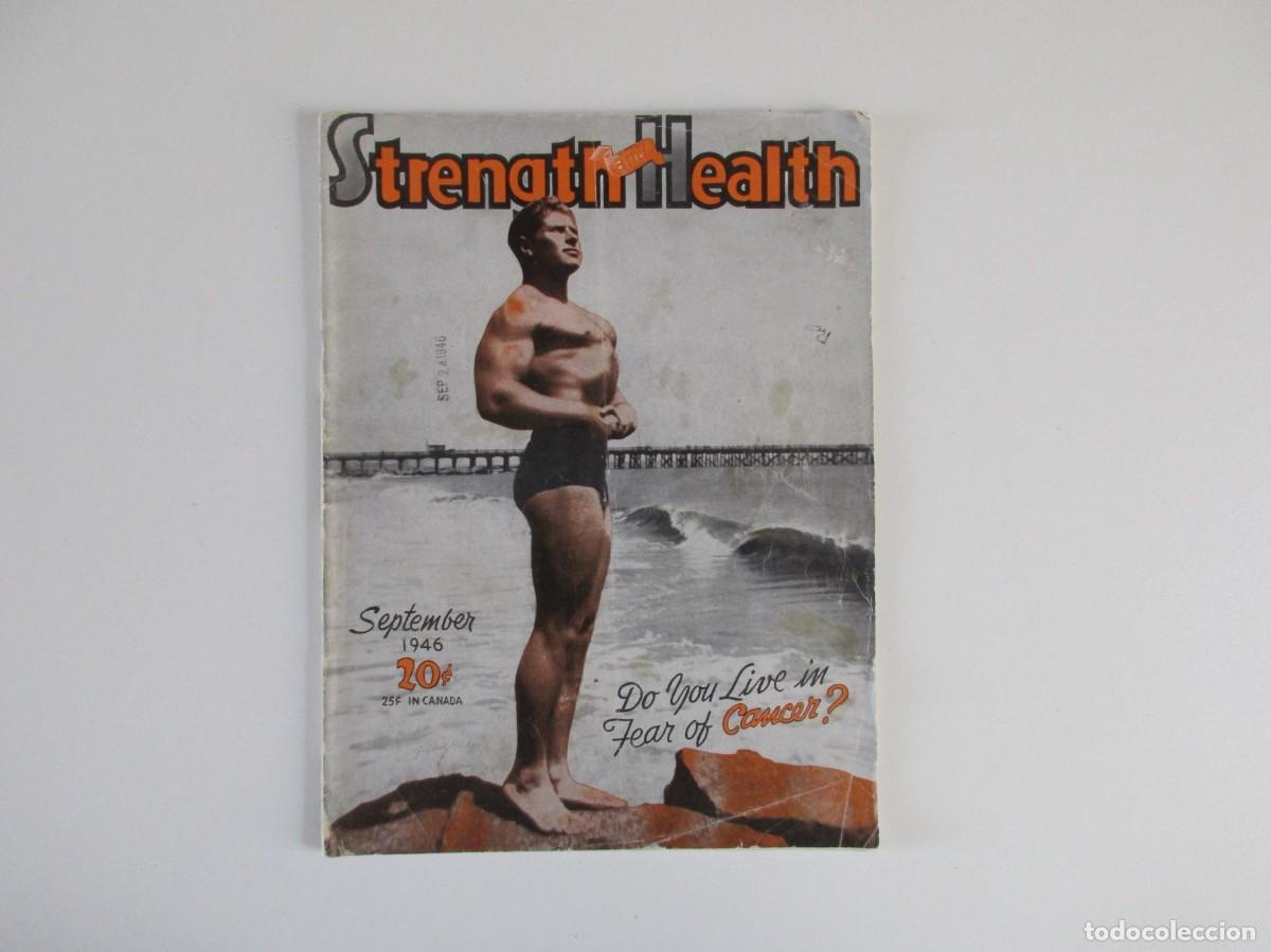 Colecionismo de Revistas e Jornais: 1946 - STRENGTH AND HEALTH - JOE WEIDER - BEEFCAKE - REVISTA INTER&Eacute;S GAY