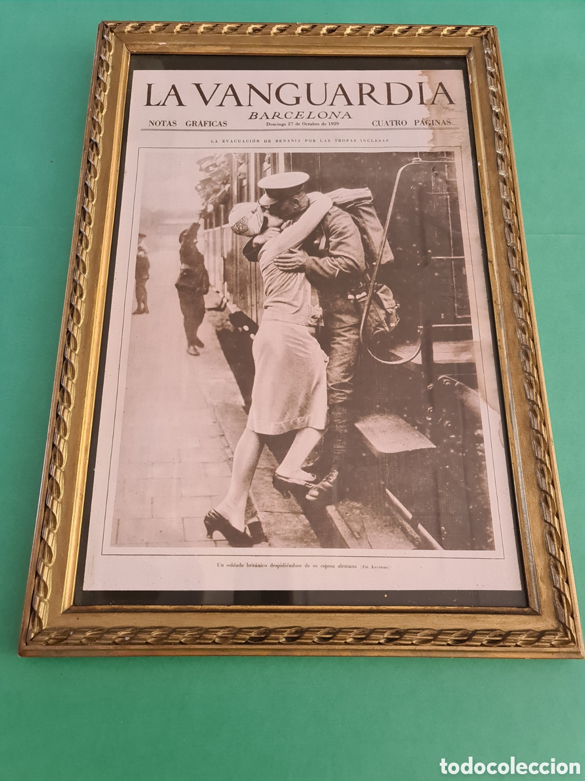 Coleccionismo de revistas y peri&oacute;dicos: La Vanguardia, P&aacute;gina La evacuaci&oacute;n de Renania.