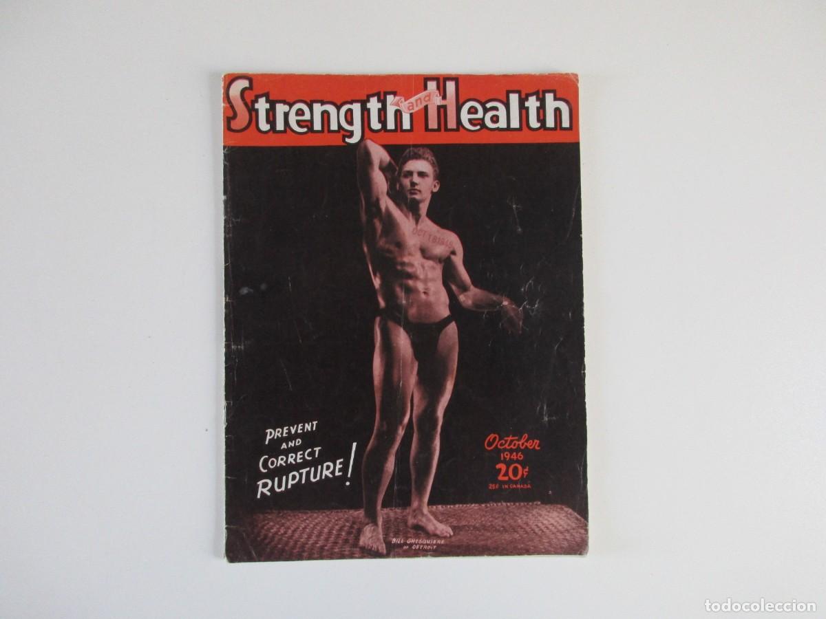 Collezionismo di Riviste e Giornali: 1946 - STRENGTH AND HEALTH - JOE WEIDER - BILL GHESQUIERE - BEEFCAKE - REVISTA INTER&Eacute;S GAY