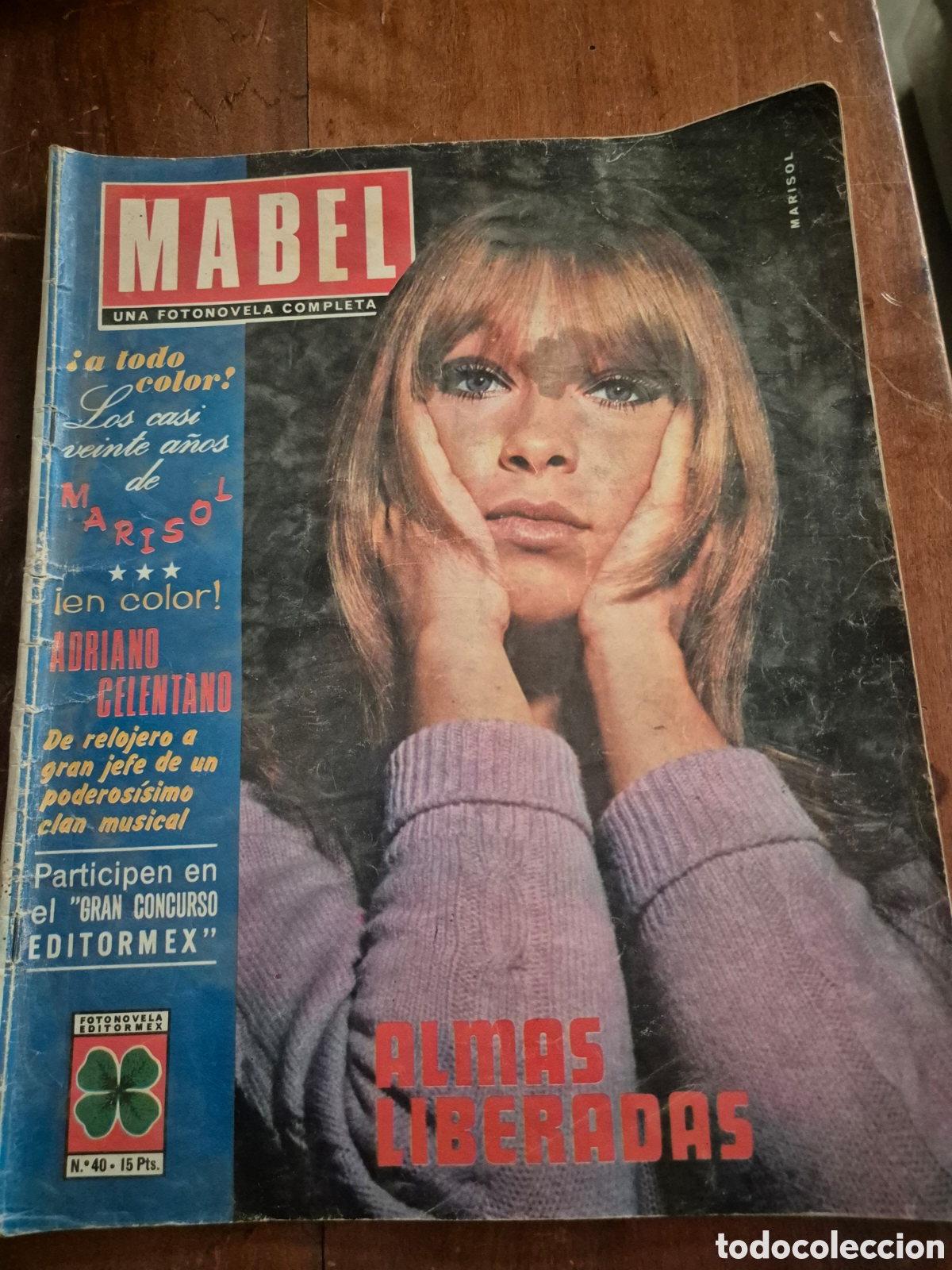 Coleccionismo de revistas y peri&oacute;dicos: MABEL FOTONOVELA MARISOL ADRIANO CELENTANO