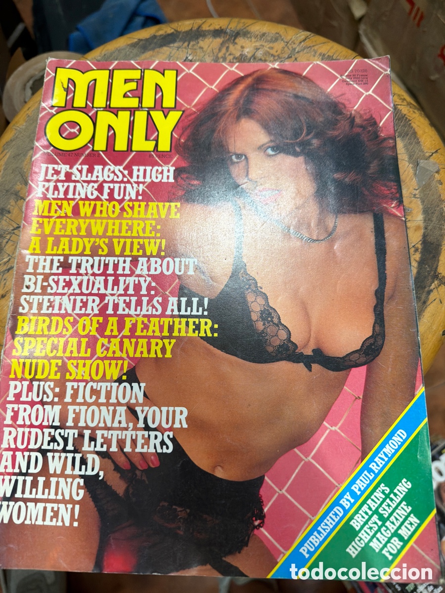 Coleccionismo de revistas y peri&oacute;dicos: Revista er&oacute;tica MEN ONLY.edici&oacute;n. Edici&oacute;n inglesa.a&ntilde;o 1982.contiene p&oacute;ster