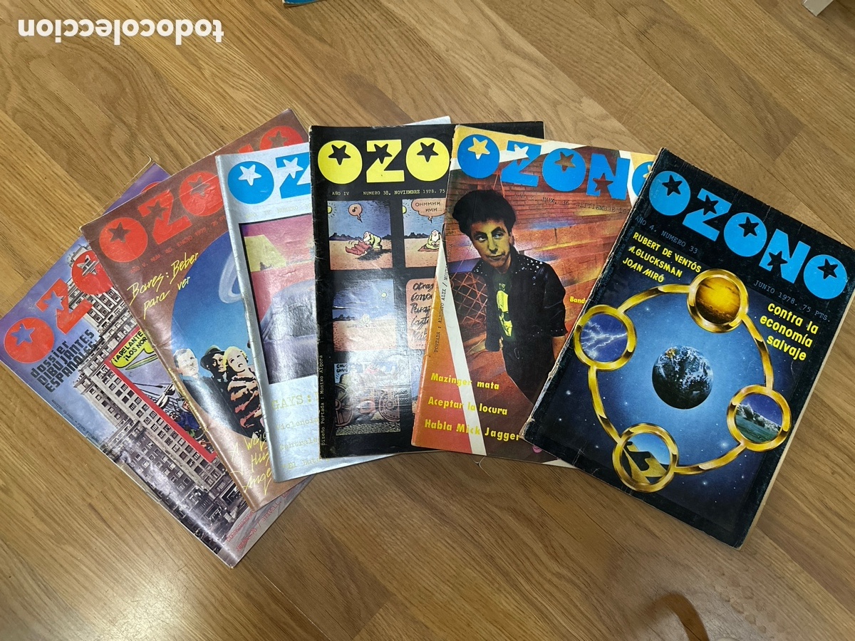 Coleccionismo de revistas y peri&oacute;dicos: Revista Ozono lote de 6 a&ntilde;os 1978 1979