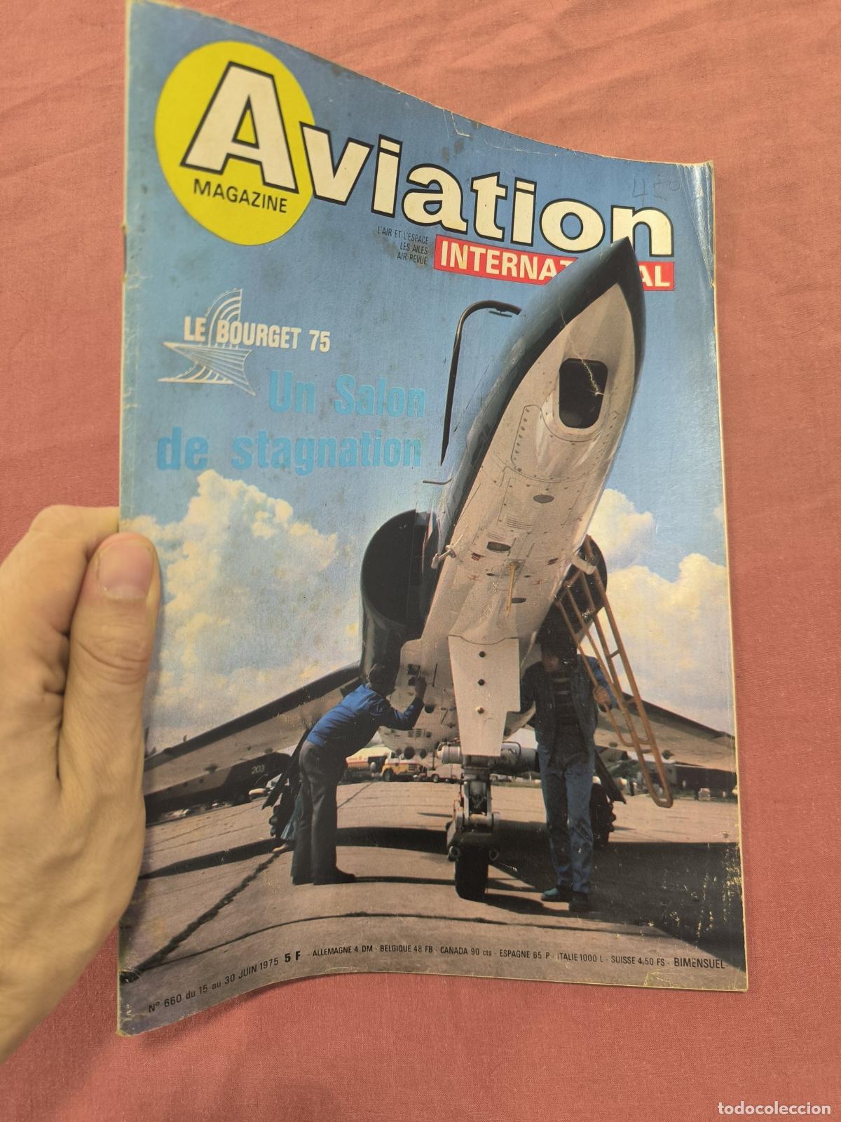 Collectionnisme de Revues et Journaux: Revista Aviation Magazine International &ndash; Le Bourget 75 Aviaci&oacute;n Coleccionismo