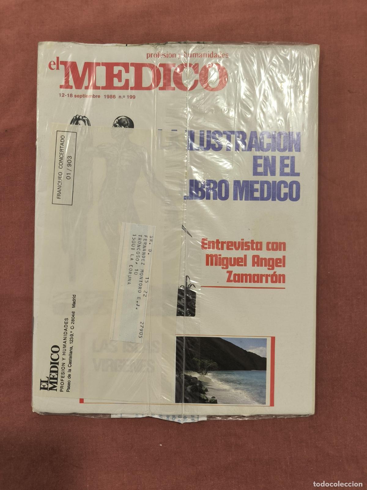 Coleccionismo de revistas y peri&oacute;dicos: Revista El M&eacute;dico &ndash; Entrevista con Miguel &Aacute;ngel Zamarr&oacute;n En el Libro M&eacute;dico