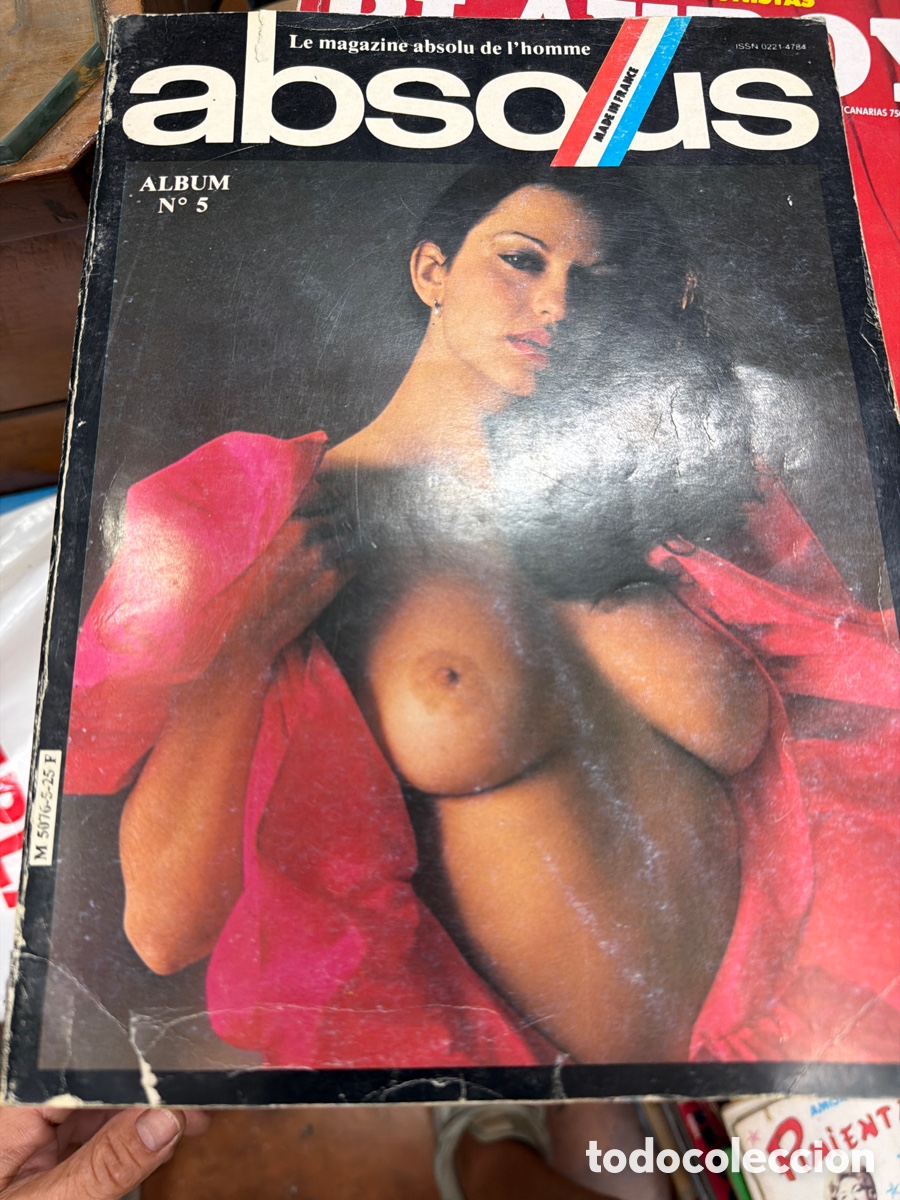 Coleccionismo de revistas y peri&oacute;dicos: Revista er&oacute;tica ABSOUS LE MAGAZINE ABSOLU DE L&rsquo; HOME.edici&oacute;n francesa contiene 4 n&uacute;meros.&aacute;lbum 5.