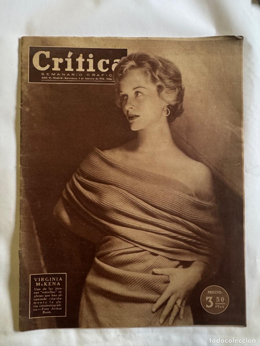 Coleccionismo de revistas y peri&oacute;dicos: Revista Critica , Virginia McKena, Silvia Morgan, A&ntilde;o 1956