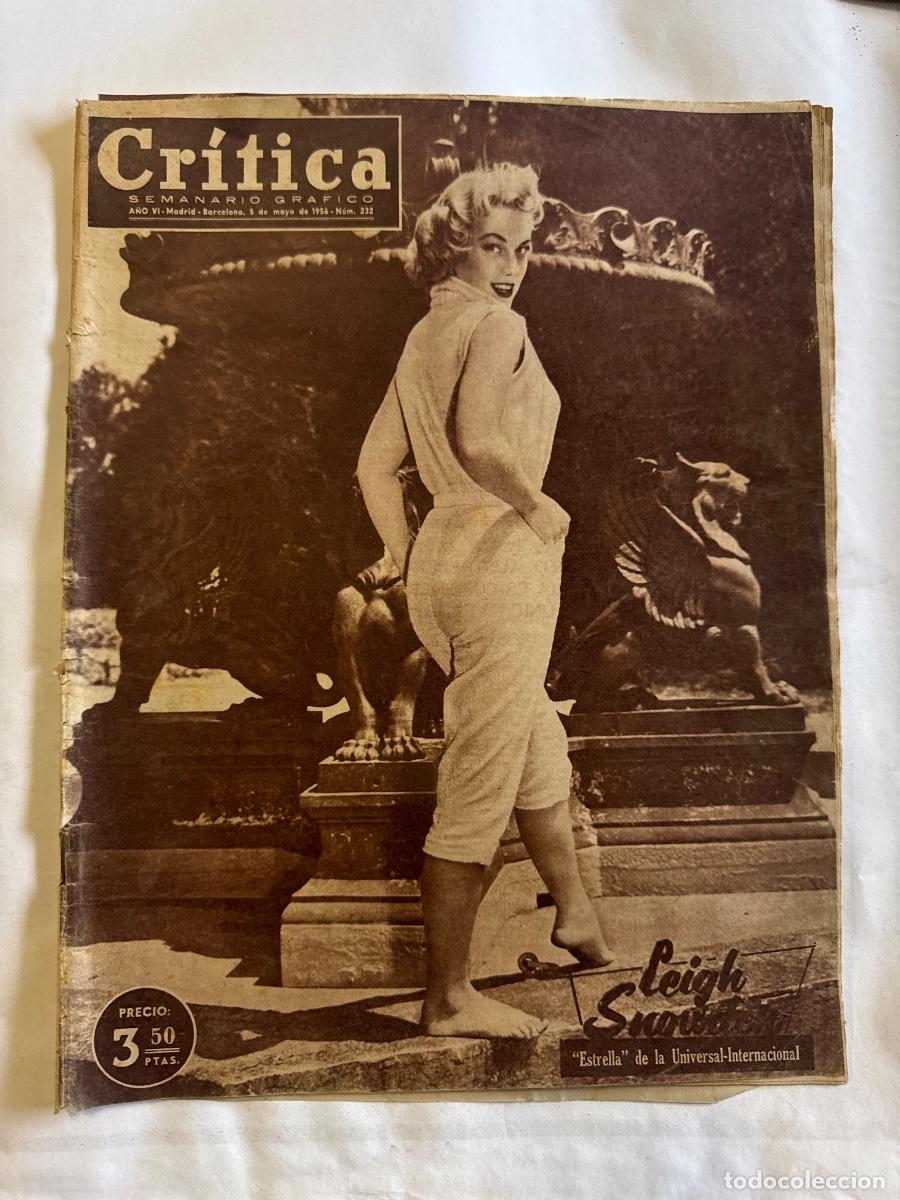 Coleccionismo de revistas y peri&oacute;dicos: Revista Critica , Julita Martinez, Di Stefano, A&ntilde;o 1956