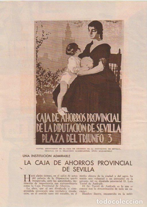Collezionismo di Riviste e Giornali: La caja de Ahorros provincial de Sevilla/ Gil G&oacute;mez Bajuelo - 1931