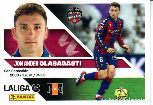 Coleccionismo de revistas y peri&oacute;dicos: CROMO PANINI LIGA ESTE 26 27 - N&ordm; 12 - OLASAGASTI - LEVANTE