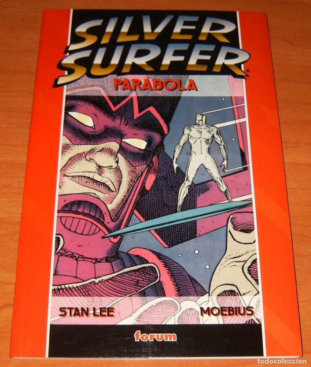 Coleccionismo de revistas y peri&oacute;dicos: ESTELA PLATEADA . SILVER SURFER . PARABOLA . FORMATO PRESTIGE . STAN LEE y MOEBIUS . FORUM