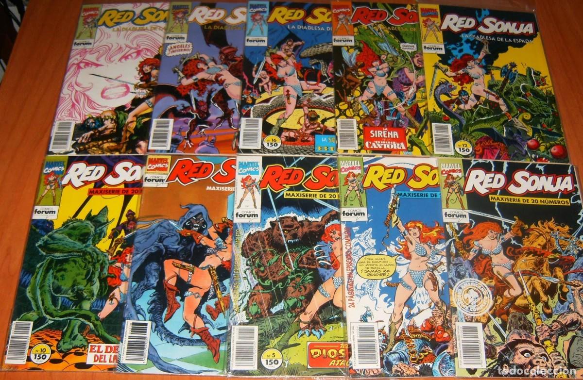 Coleccionismo de revistas y peri&oacute;dicos: RED SONJA . 1 2 3 4 5 6 7 8 9 10 11 12 13 14 15 16 17 18 19 20 . COMPLETA . LOTE DE 20 N&Uacute;MEROS