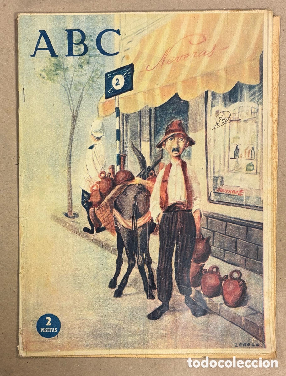 Coleccionismo de revistas y peri&oacute;dicos: ABC (18 AGOSTO 1956) REPORTAJE SOBRE SORIA, CORRAL VERBENERO, ASTURIAS PRODUCE 7 MILLONES TONELADAS