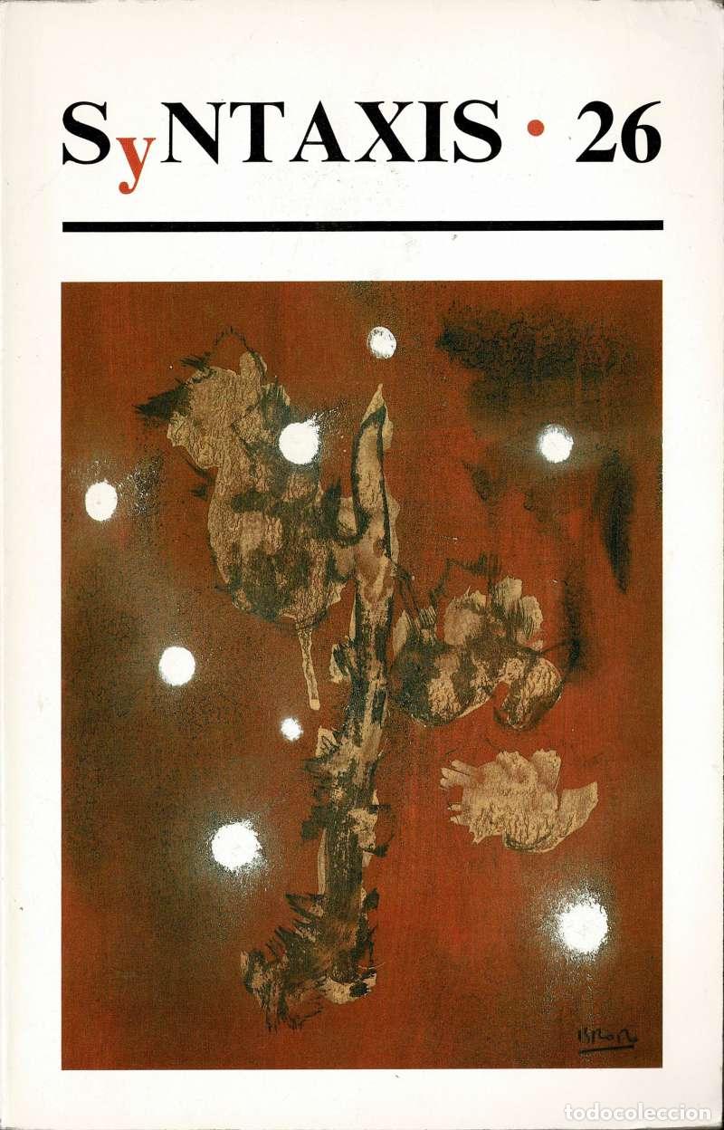 Coleccionismo de revistas y peri&oacute;dicos: Syntaxis N&ordm; 26