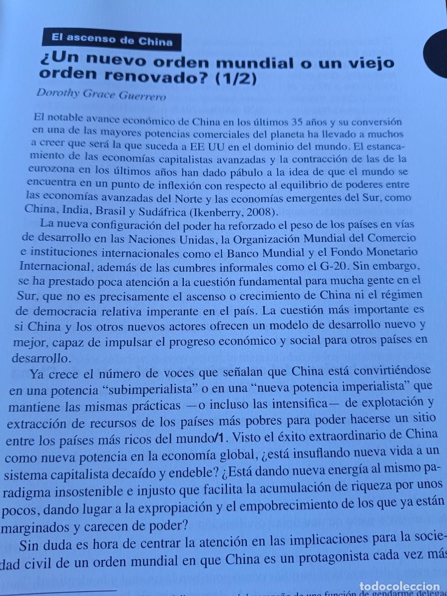 Coleccionismo de revistas y peri&oacute;dicos: CHINA, NUEVA POTENCIA GLOBAL Y NUEVO ORDEN MUNDIAL. 31 P&Aacute;GS REVISTA VIENTO SUR 2014