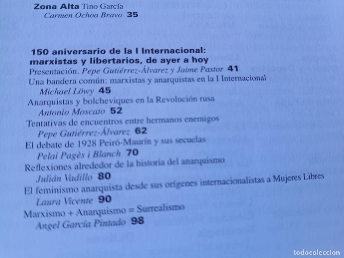 Coleccionismo de revistas y peri&oacute;dicos: ANIVERSARIO D LA I INTERNACIONAL MARXISTAS Y LIBERTARIOS AYER Y HOY. 60 P&Aacute;GS REVISTA VIENTO SUR 2014